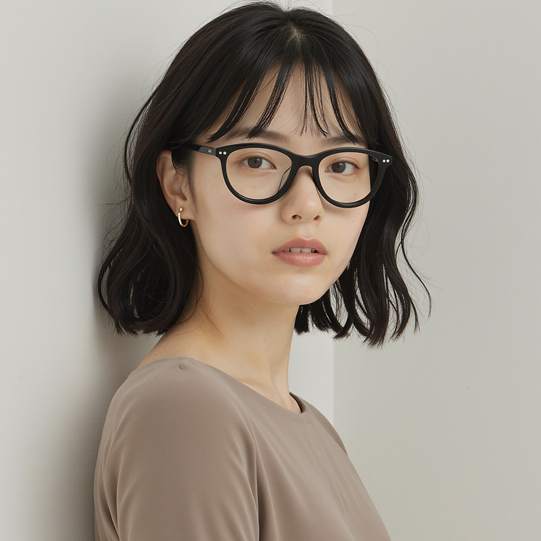 Lenskart Black Full Rim Cat Eye right side