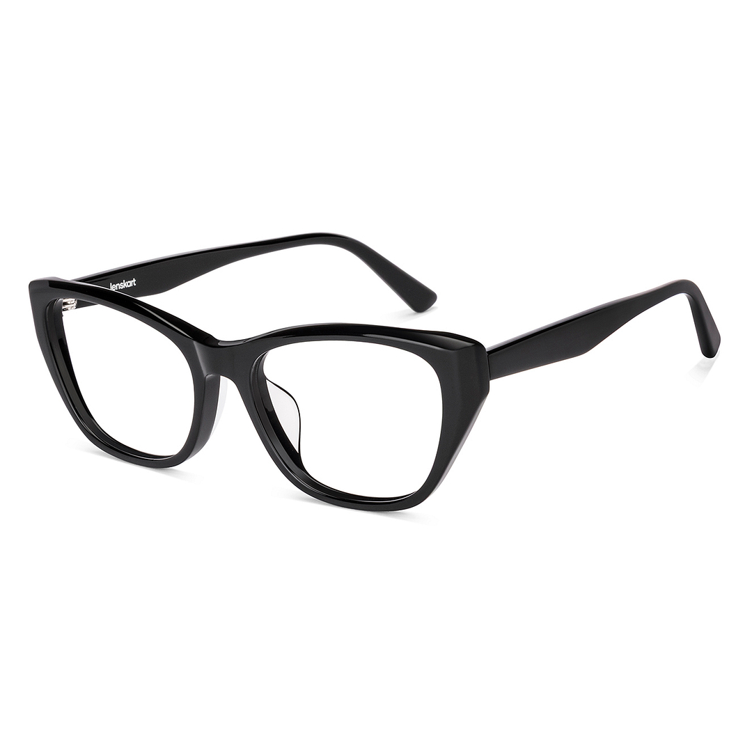 Lenskart Black Full Rim Cat Eye right side