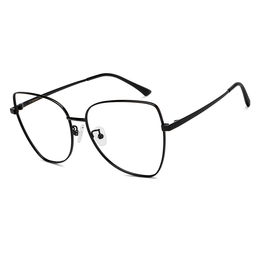 Lenskart Black Full Rim Cat Eye left side