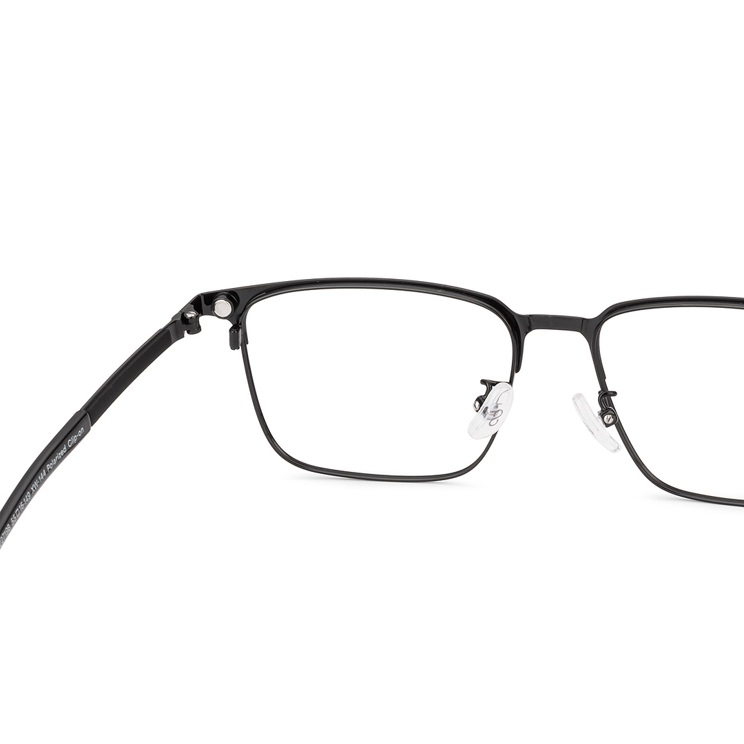 Lenskart Air Black Full Rim Clubmaster right side