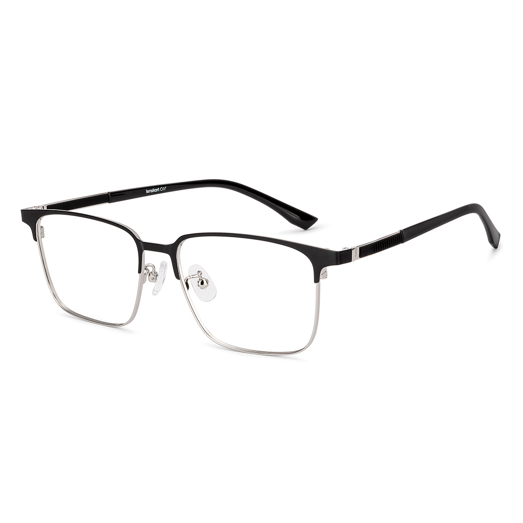 Lenskart Air Black Full Rim Clubmaster left side