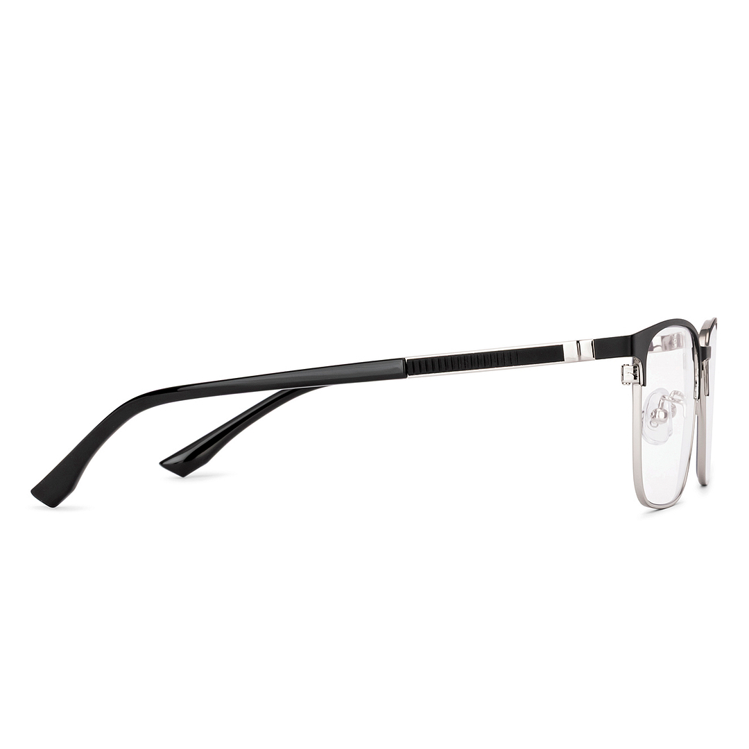 Lenskart Air Black Full Rim Clubmaster left side