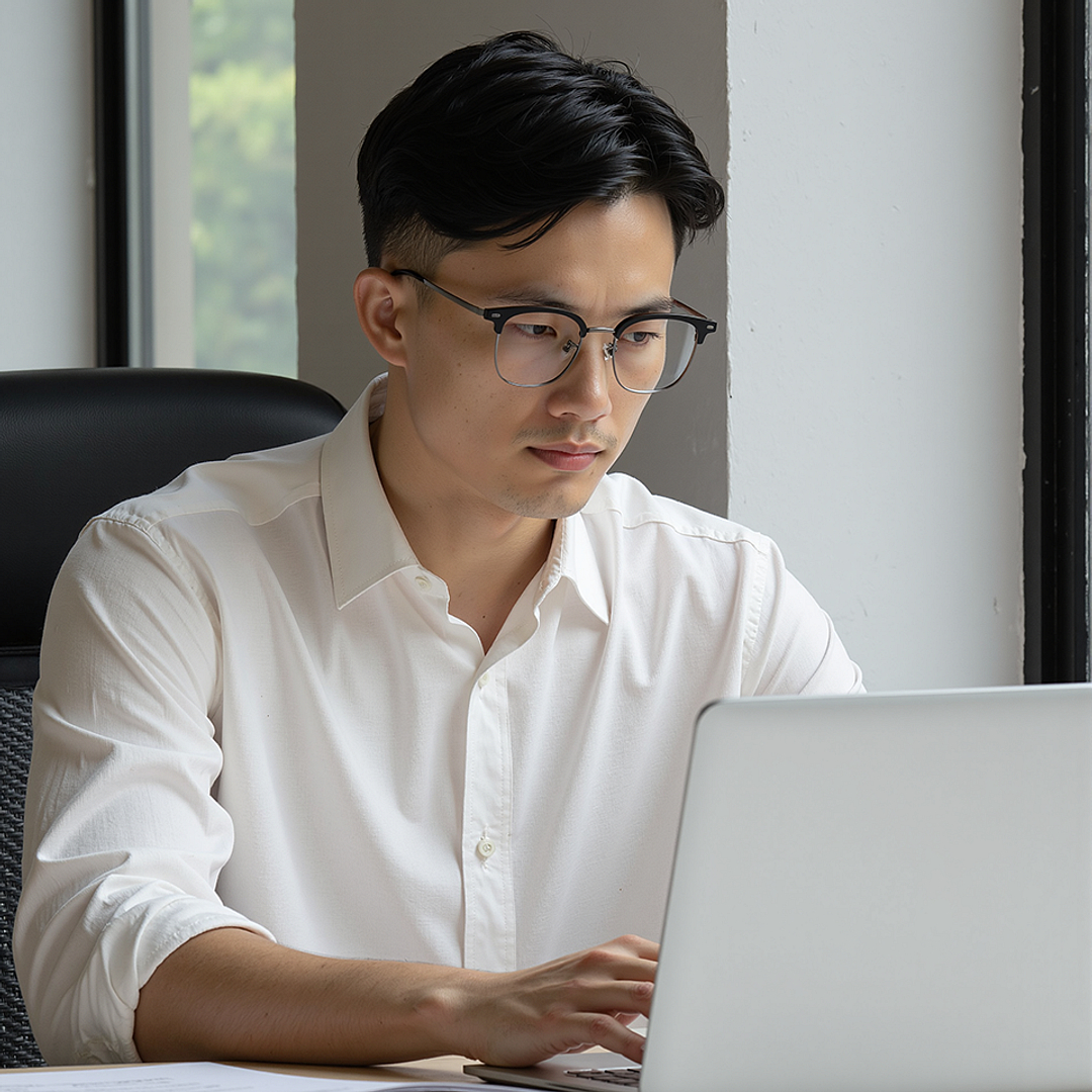 Lenskart Black Full Rim Clubmaster left side