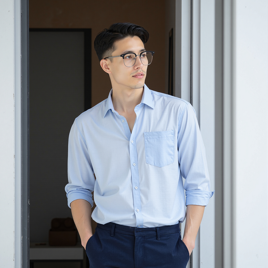 Lenskart Black Full Rim Clubmaster left side