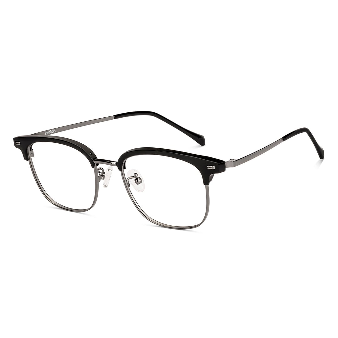 Lenskart Black Full Rim Clubmaster left side