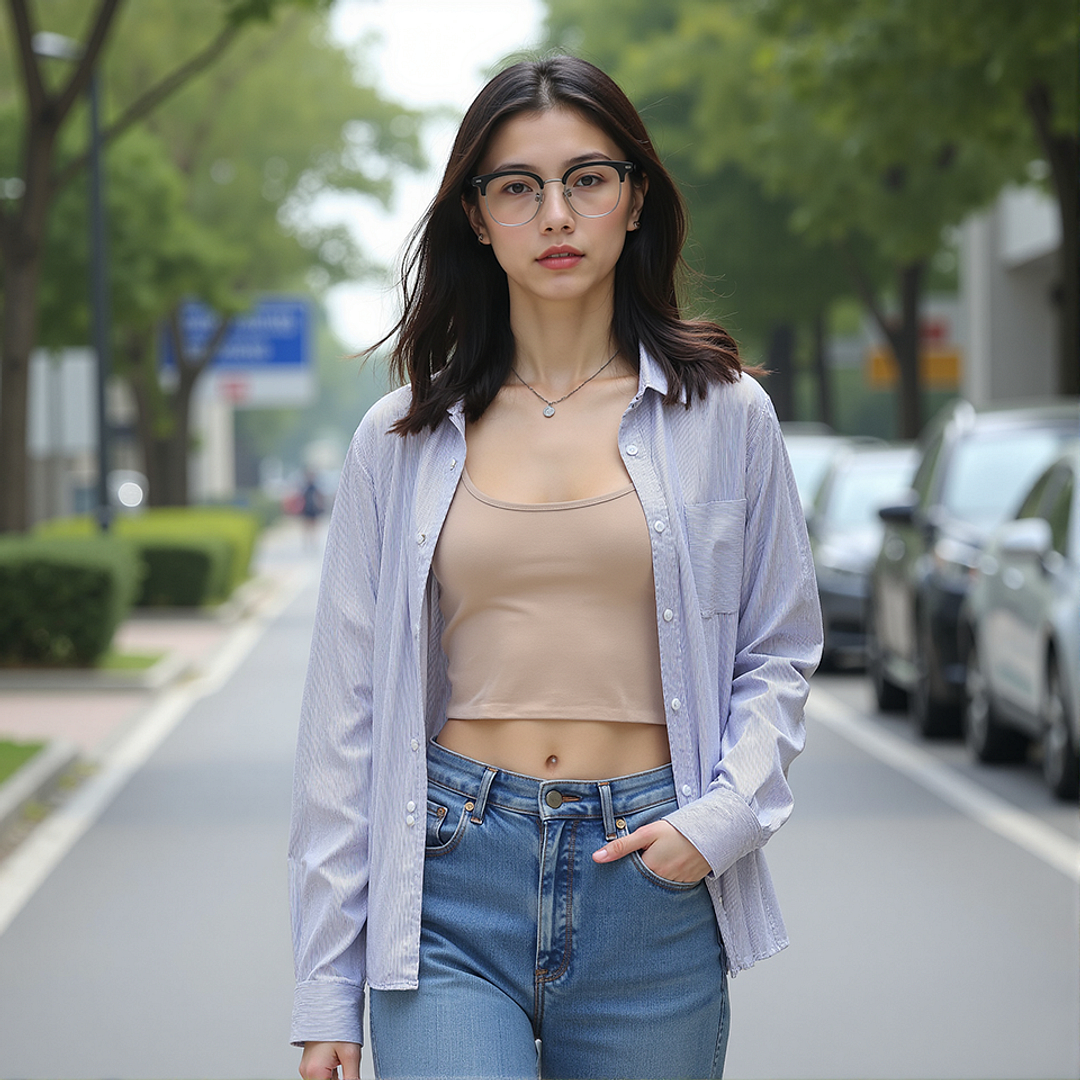 Lenskart Black Full Rim Clubmaster right side