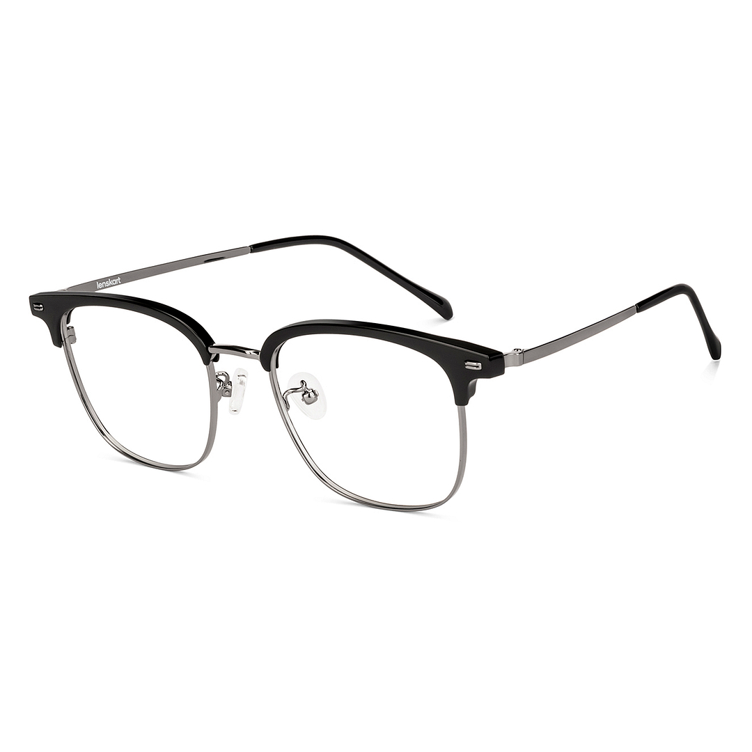 Lenskart Black Full Rim Clubmaster left side