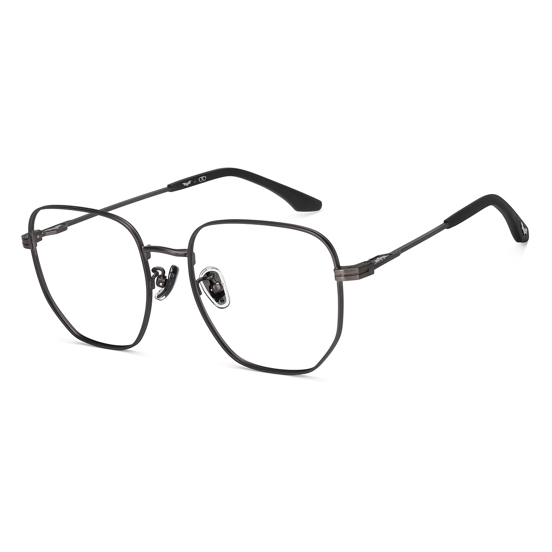 Lenskart Black Full Rim Geometric left side