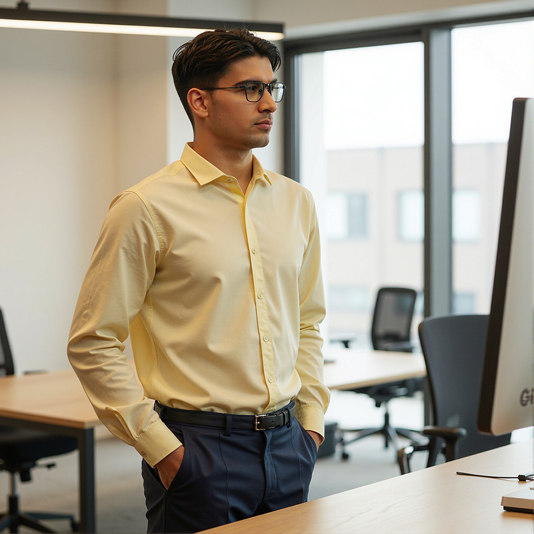 Lenskart STUDIO Black Full Rim Rectangle left side