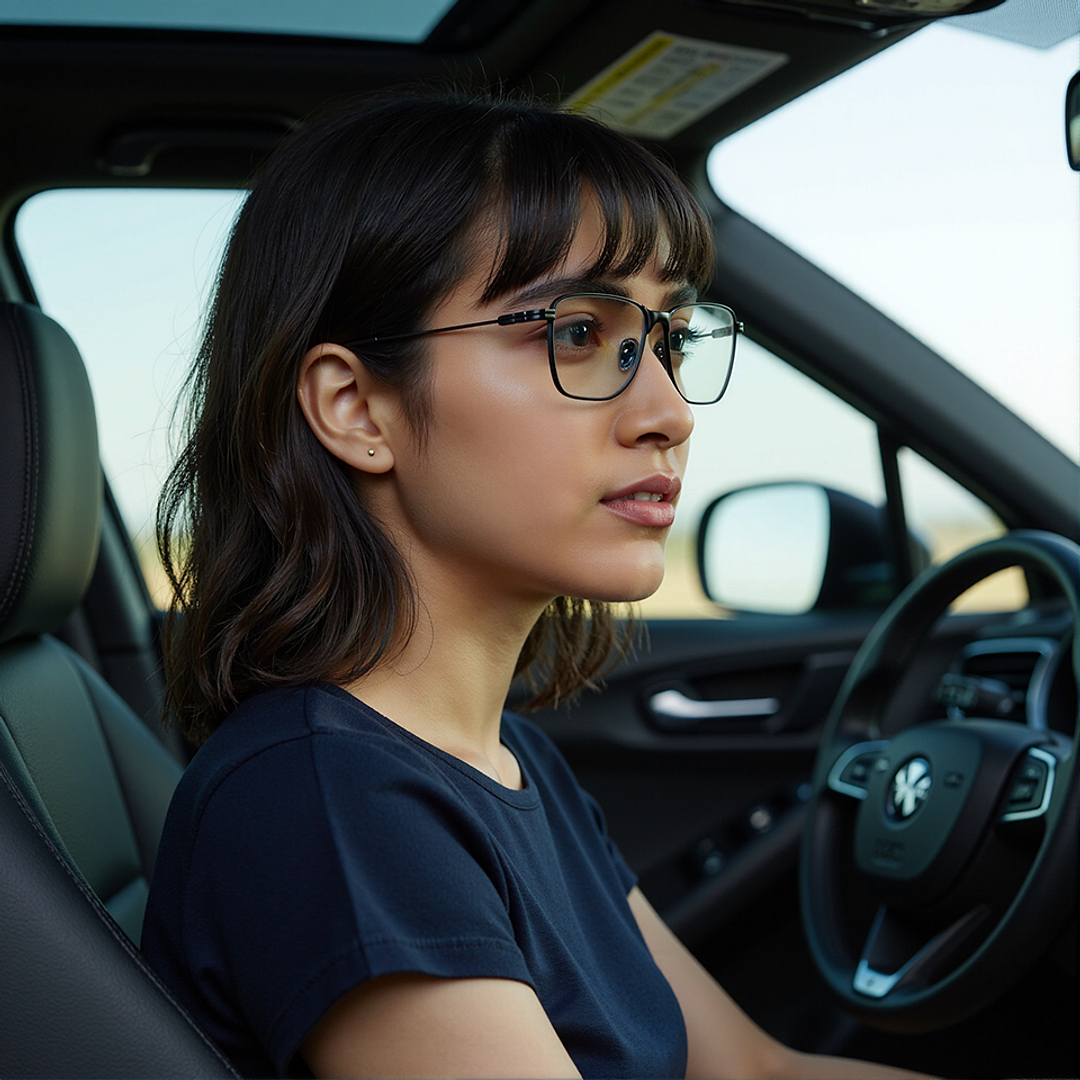 Lenskart STUDIO Black Full Rim Rectangle right side