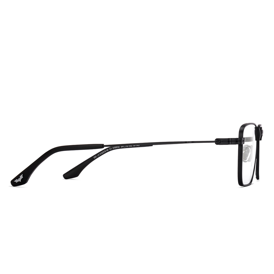 Lenskart STUDIO Black Full Rim Rectangle left side