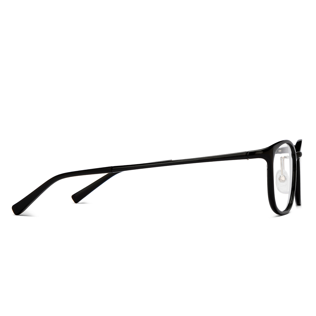 Lenskart Air Black Full Rim Round left side