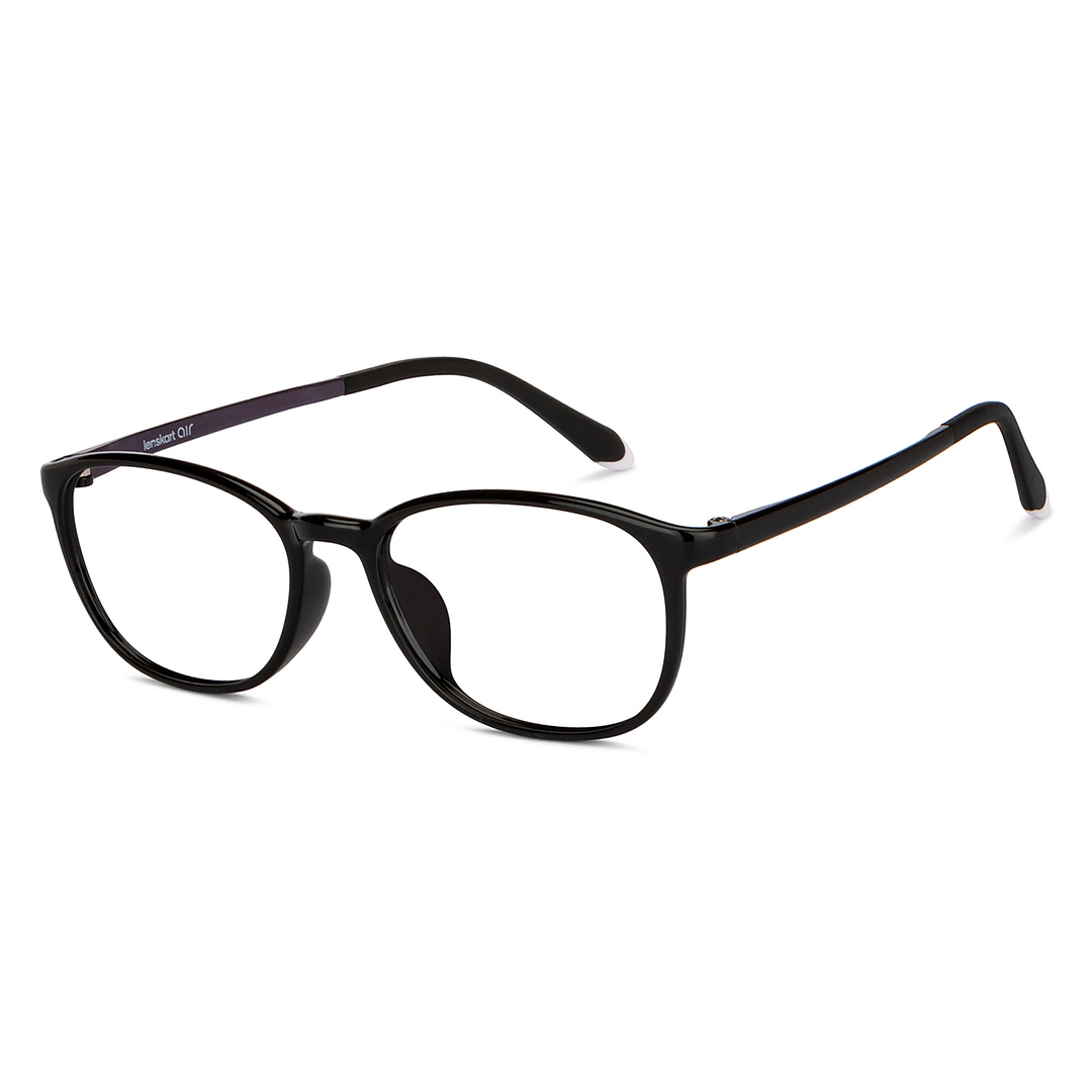 Lenskart Air Online Black Full Rim Round right side