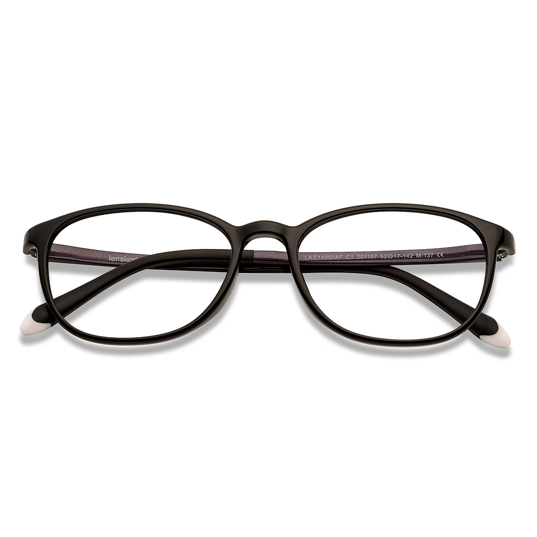 Lenskart Air Online Black Full Rim Round left side
