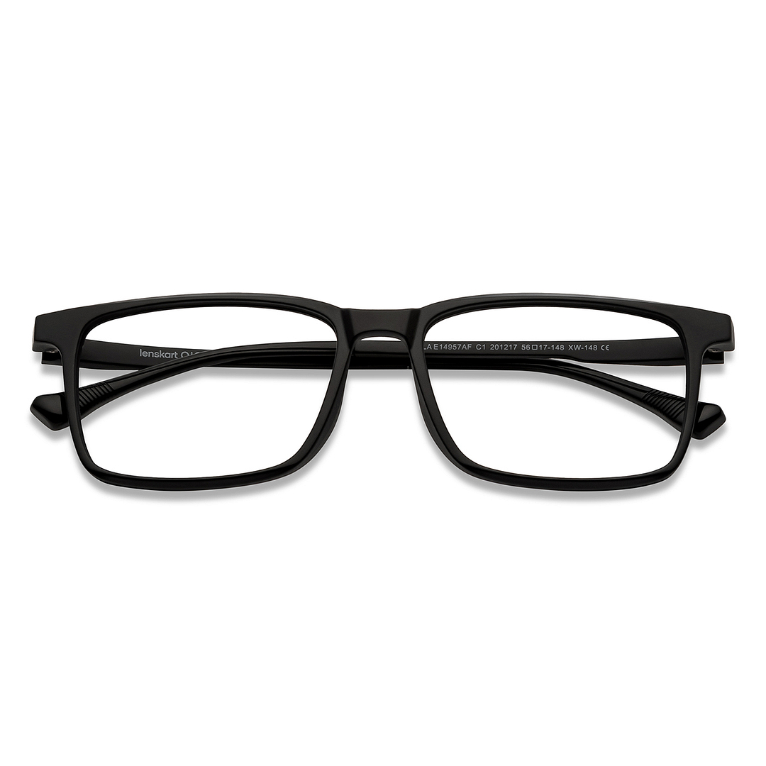 Lenskart Air Black Full Rim Square left side