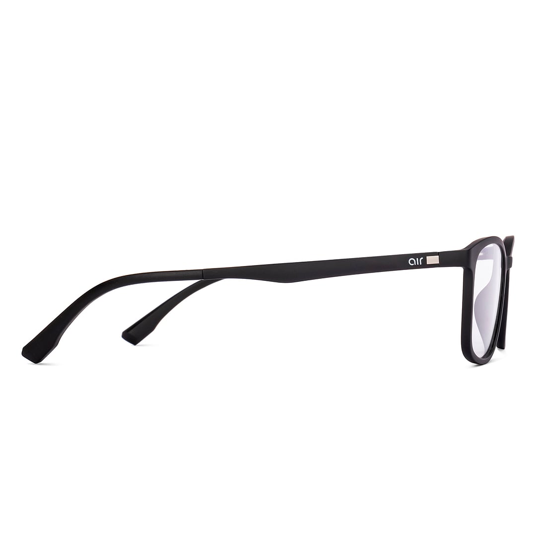 Lenskart Air Black Full Rim Rectangle left side