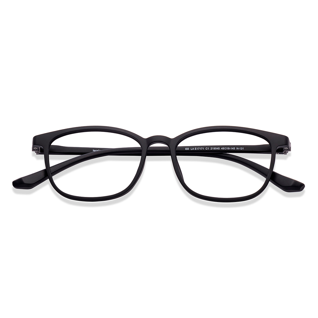 Lenskart Air Online Black Full Rim Rectangle left side