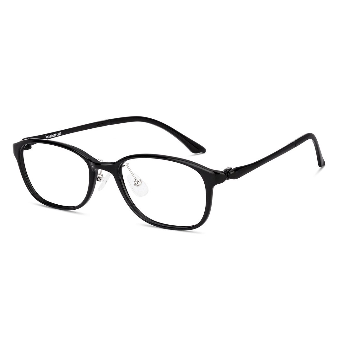 Lenskart Air Black Full Rim Rectangle left side