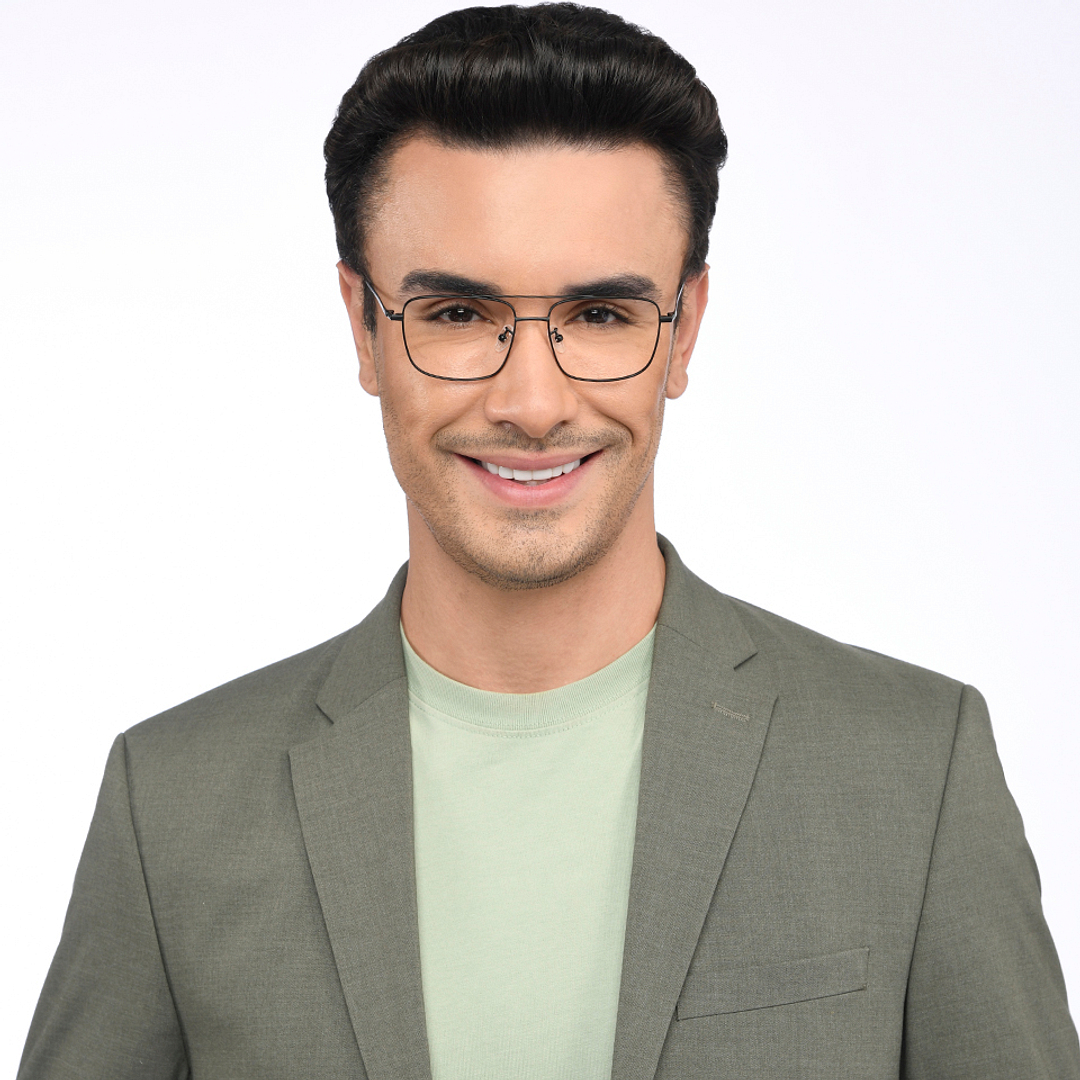 Lenskart Black Full Rim Square left side