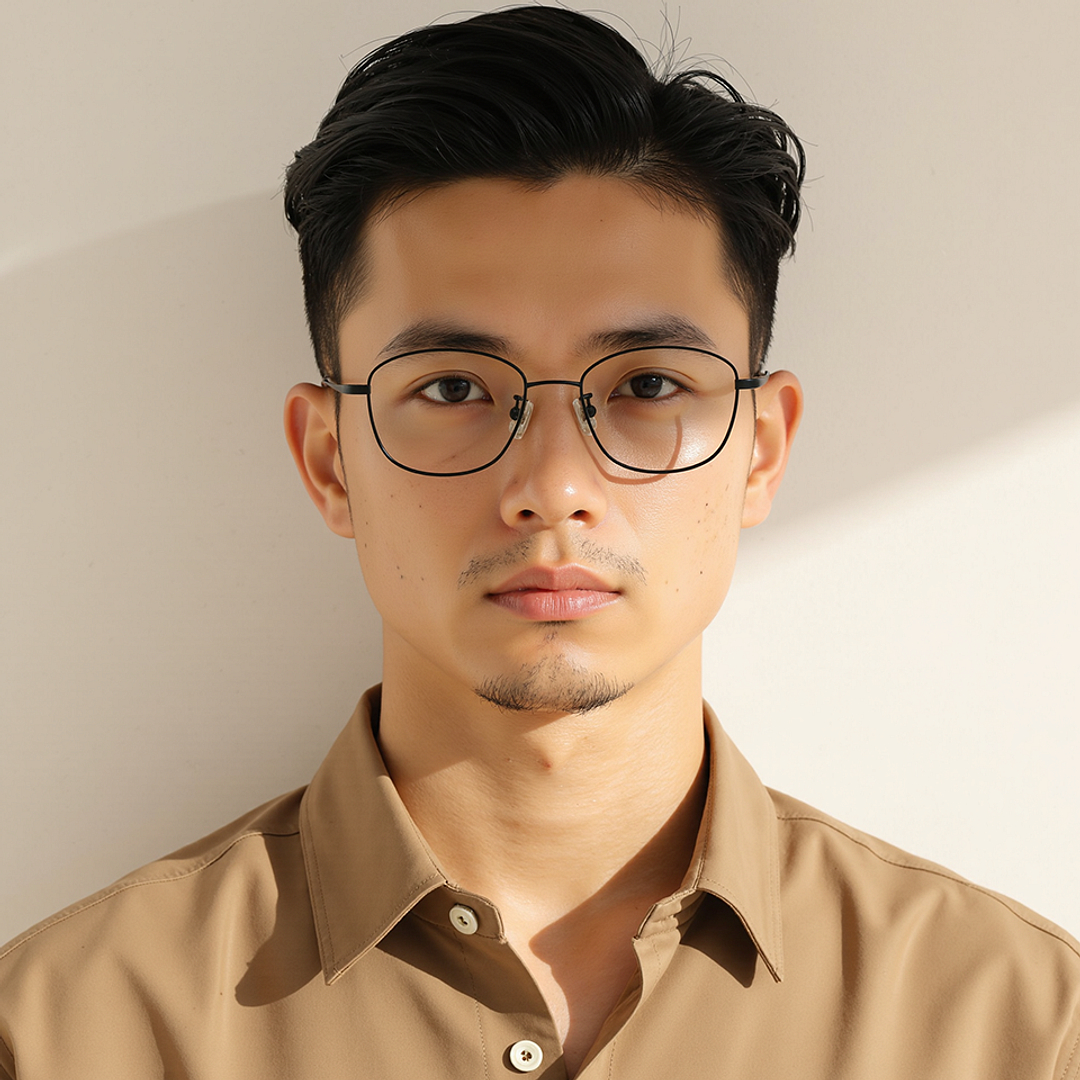 Lenskart Black Full Rim Rectangle right side