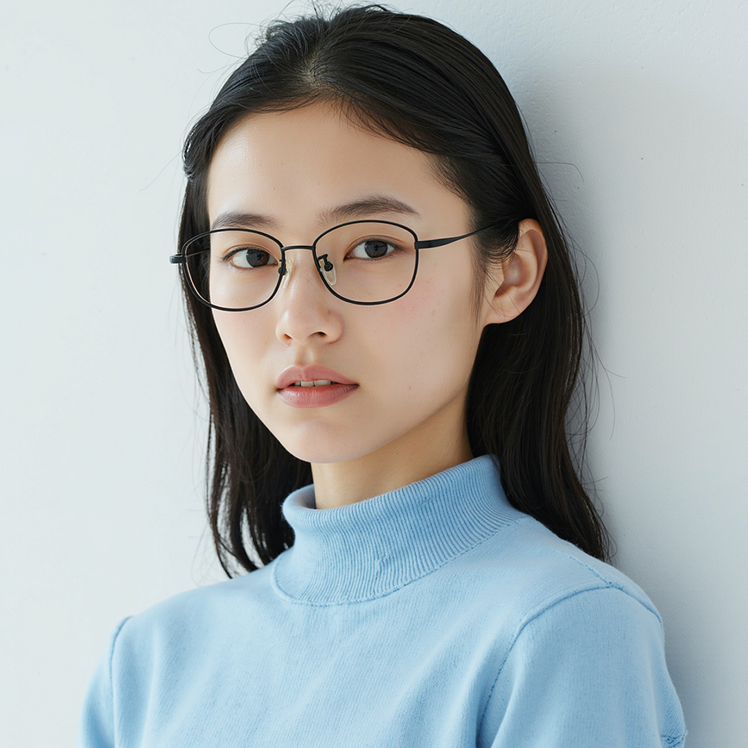 Lenskart Black Full Rim Rectangle left side