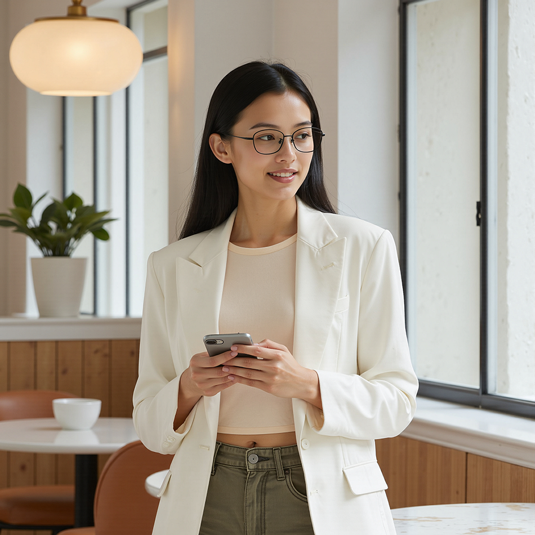 Lenskart Black Full Rim Rectangle right side