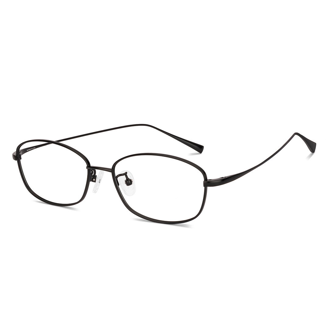 Lenskart Black Full Rim Rectangle left side
