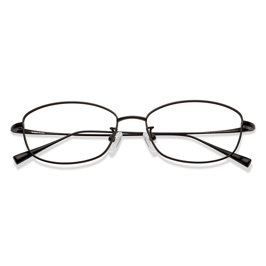 Lenskart Black Full Rim Rectangle left side