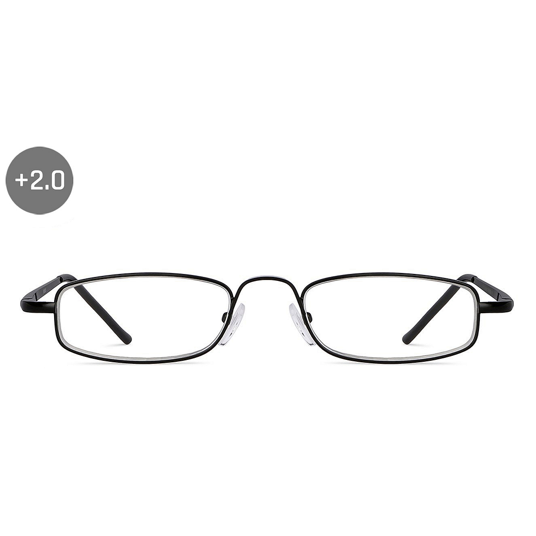 Lenskart READERS Black Black Full Rim Rectangle Lenskart Readers Lk 6967 Only For 2 Prefitted Powers left side
