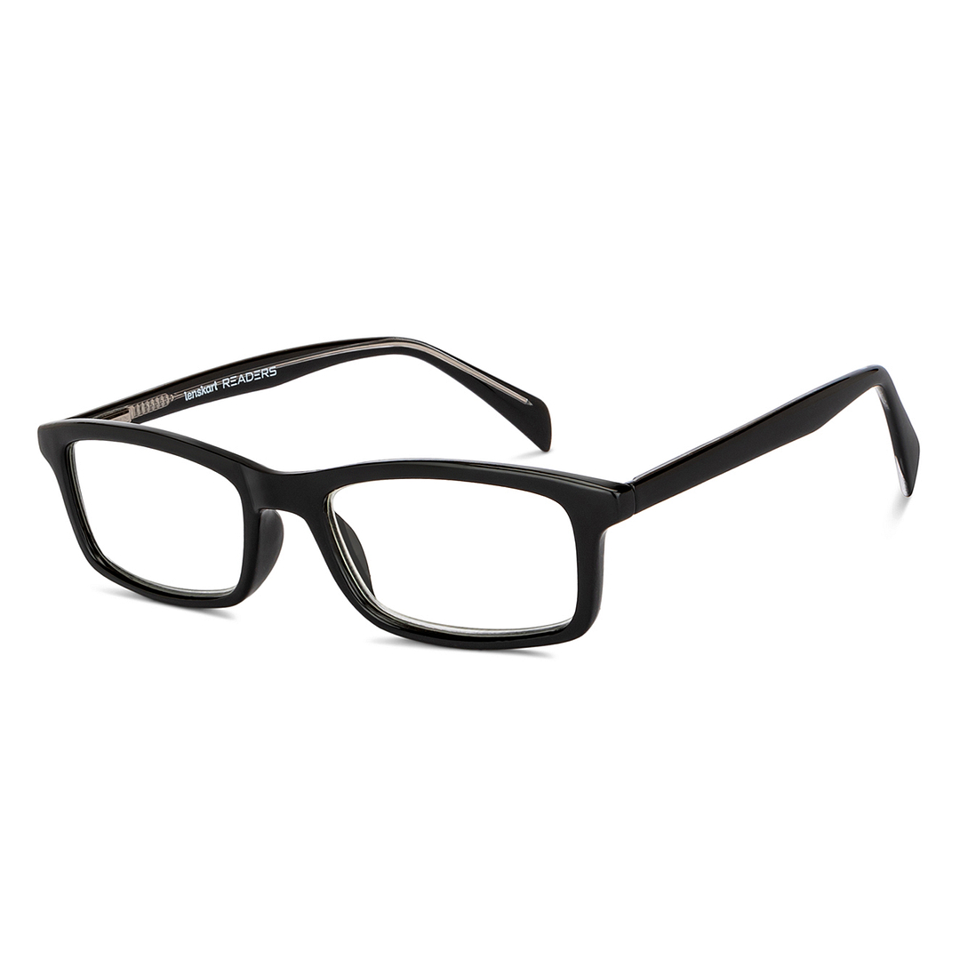 Lenskart READERS Black Black Full Rim Rectangle Lenskart READERS LR E11058 Only for 1 25 Prefitted Powers right side