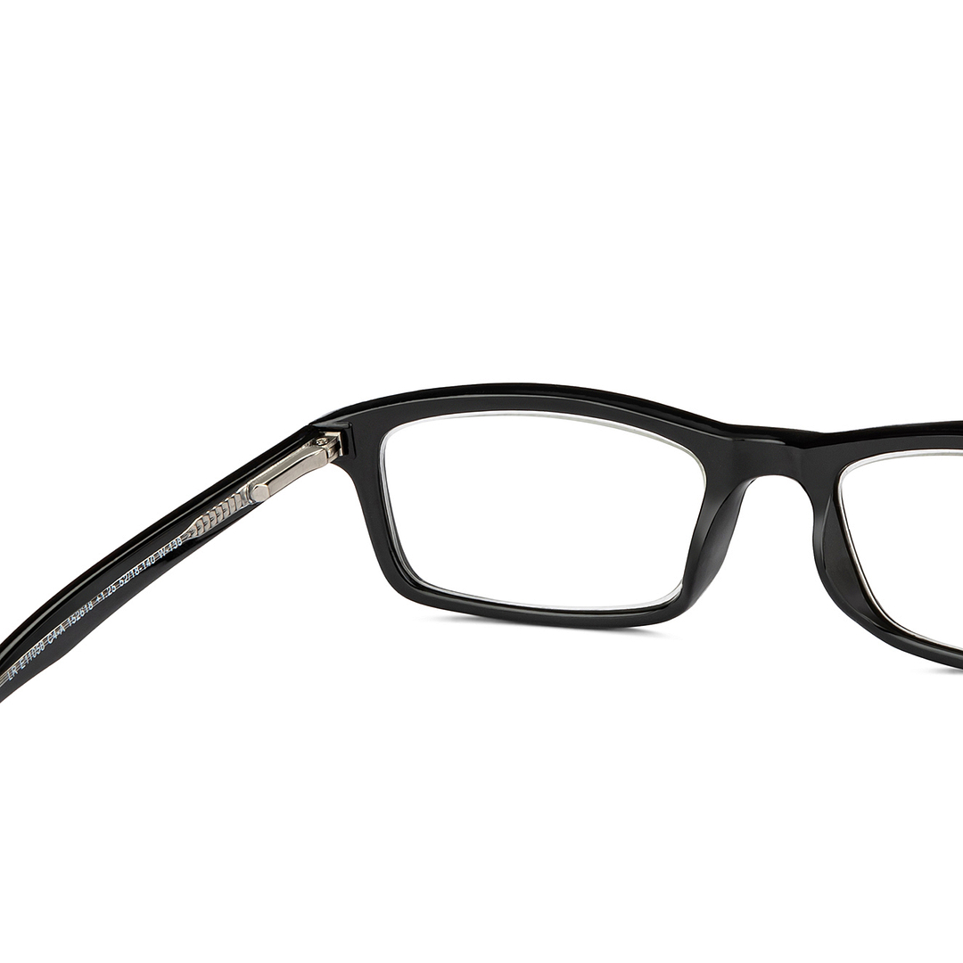 Lenskart READERS Black Black Full Rim Rectangle Lenskart READERS LR E11058 Only for 1 25 Prefitted Powers right side