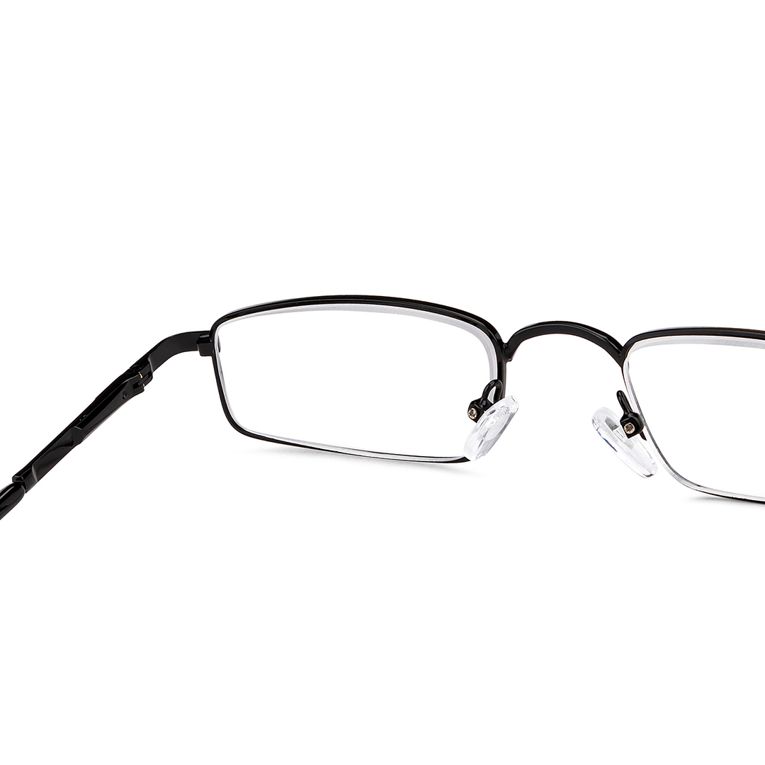 Lenskart READERS Black Black Full Rim Rectangle Lenskart READERS LR E13697 Only for 2 5 Prefitted Powers left side