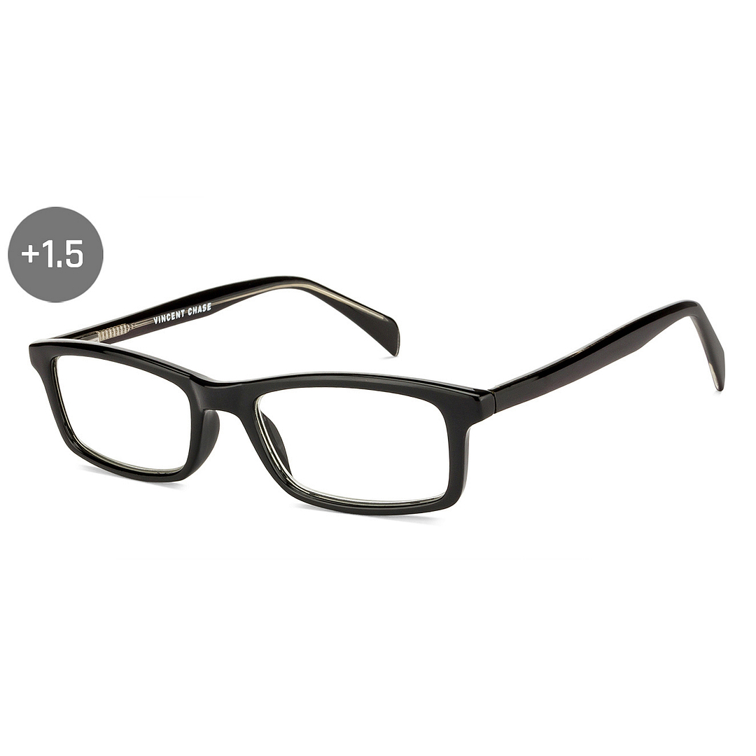 Lenskart READERS Black Black Full Rim Rectangle Lenskart READERS VC E11058 Only for 1 5 Prefitted Powers right side