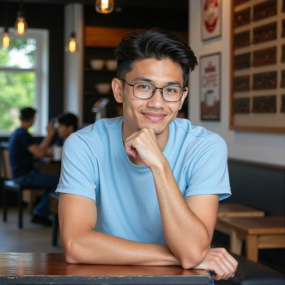 Lenskart Black Full Rim Rectangle left side