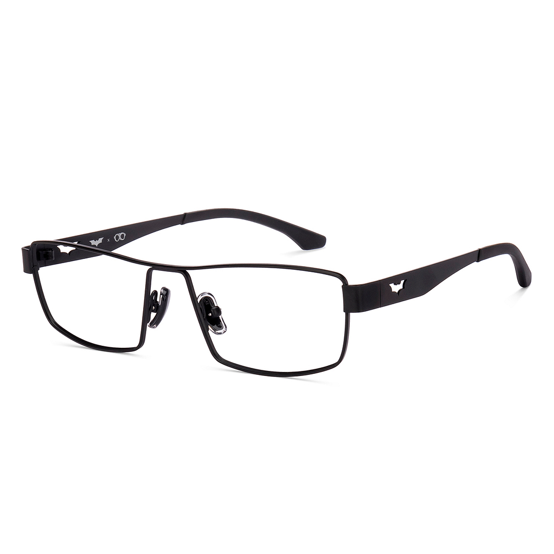 Lenskart Studio Online Black Full Rim Rectangle left side