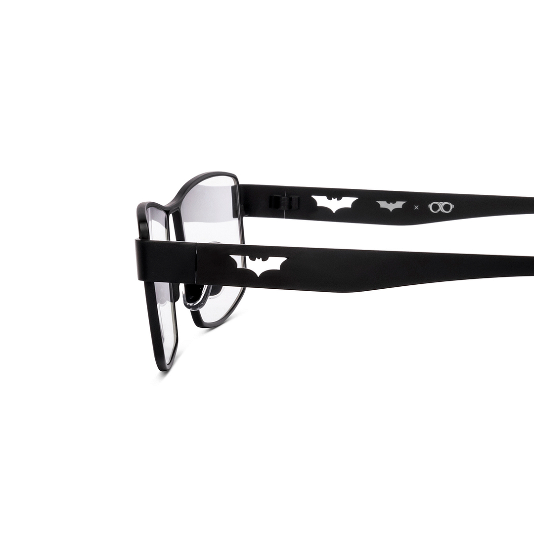 Lenskart Studio Online Black Full Rim Rectangle left side