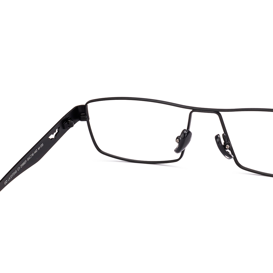 Lenskart Studio Online Black Full Rim Rectangle left side