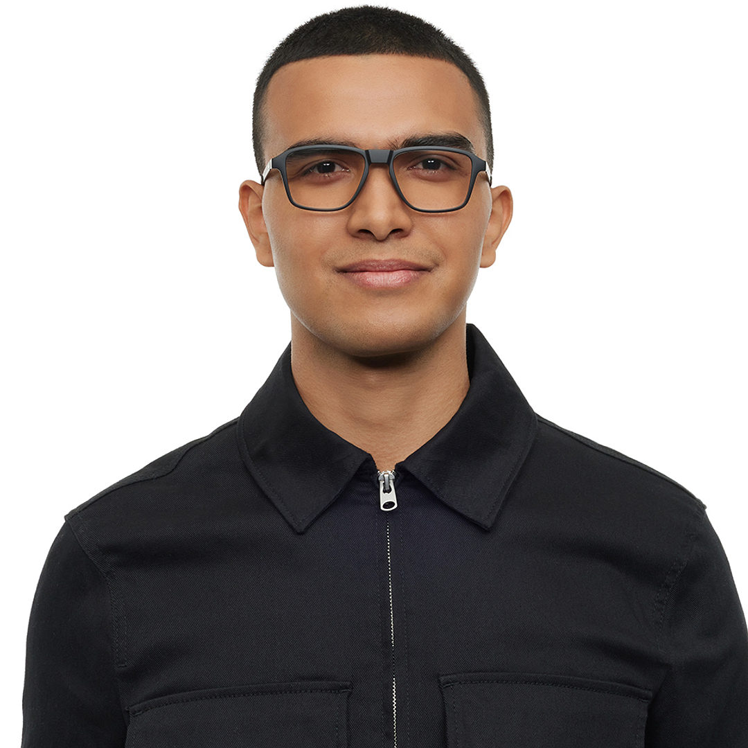 Lenskart STUDIO Black Full Rim Square left side