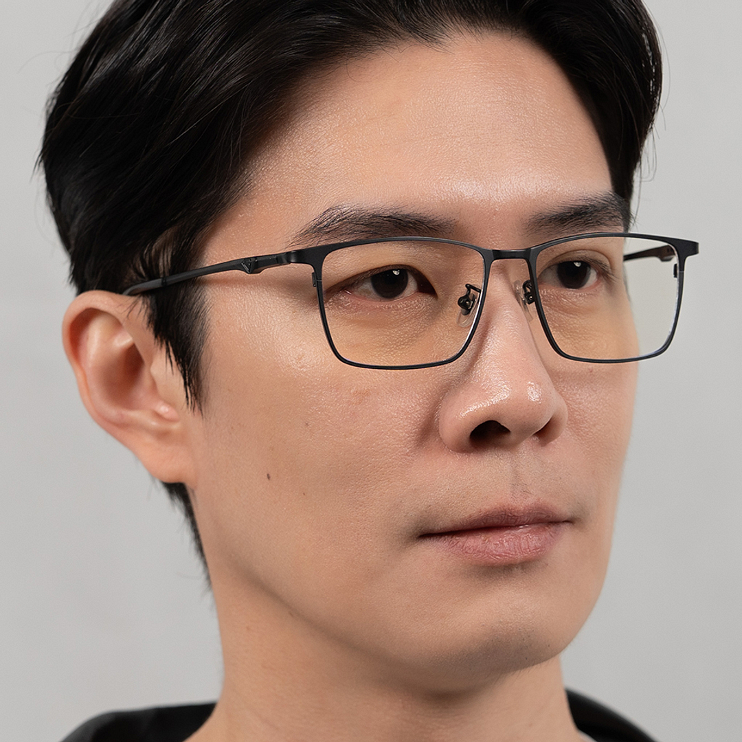 Lenskart STUDIO Black Full Rim Rectangle right side