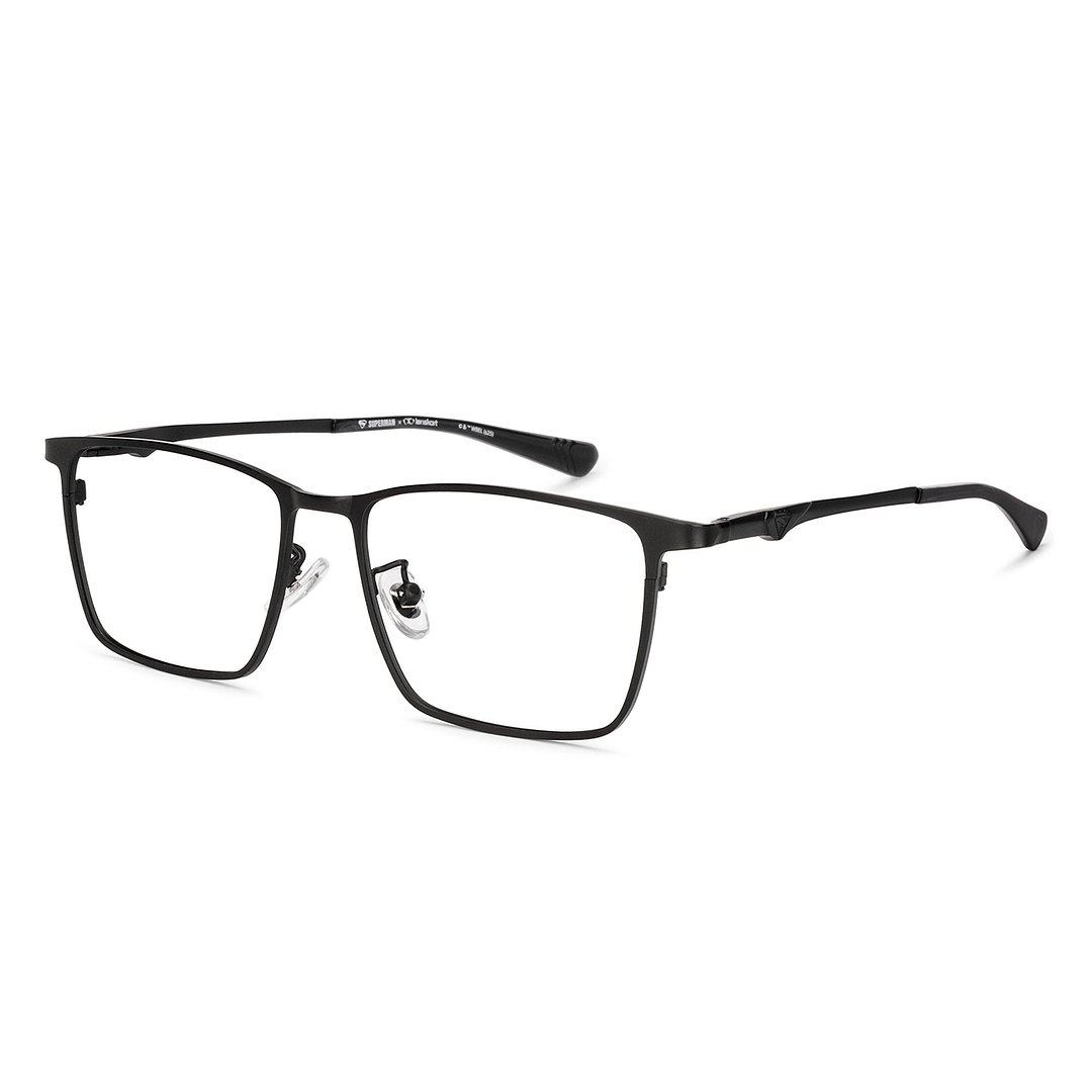 Lenskart STUDIO Black Full Rim Rectangle left side