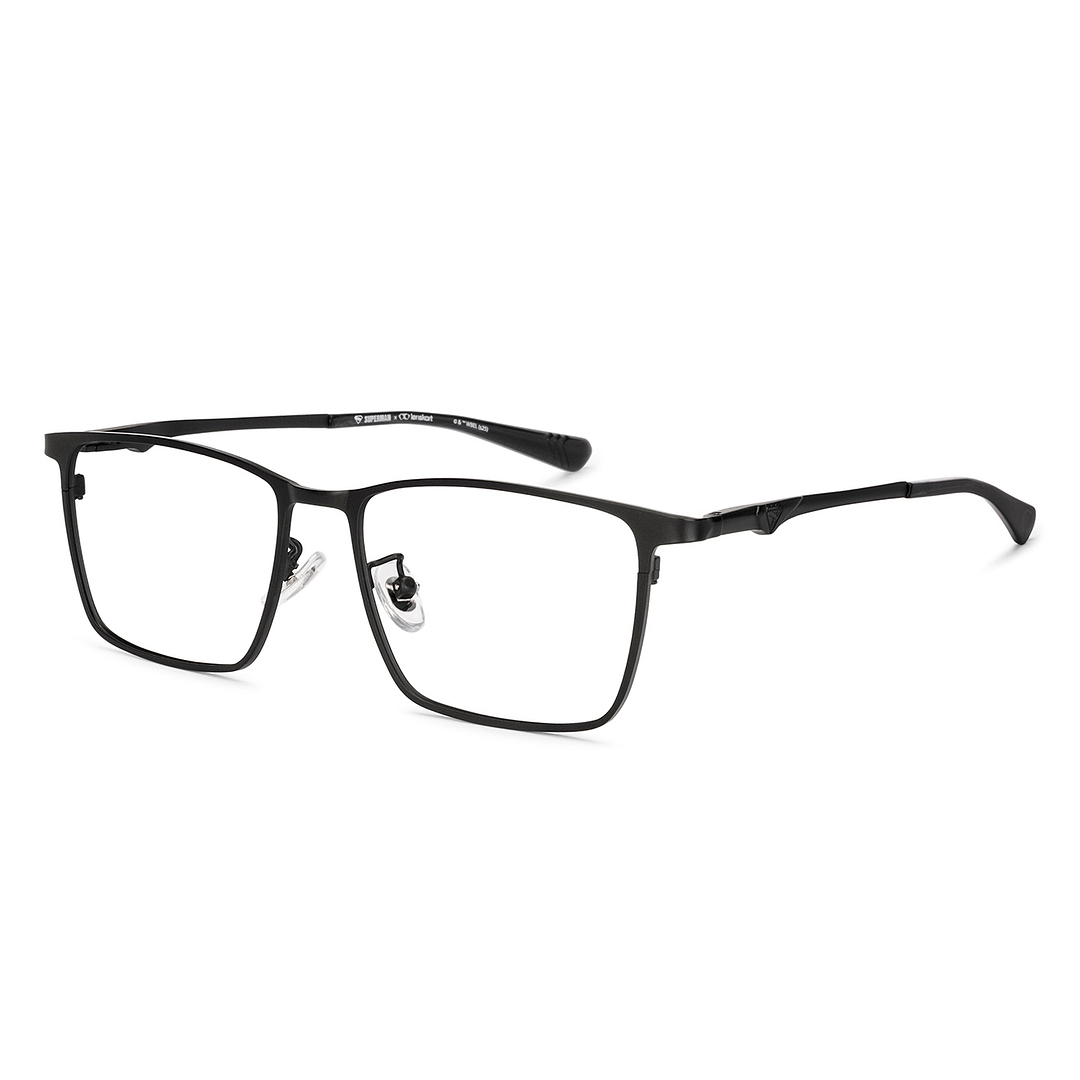 Lenskart STUDIO Black Full Rim Rectangle left side