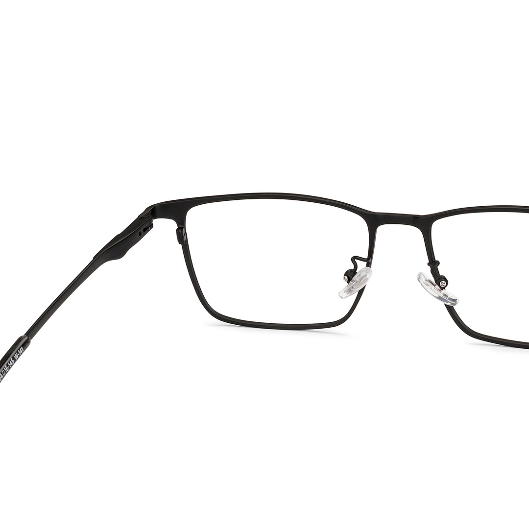 Lenskart STUDIO Black Full Rim Rectangle left side