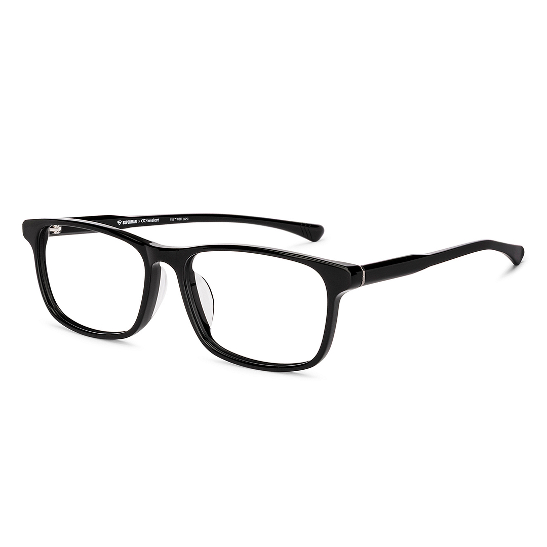 Lenskart STUDIO Black Full Rim Rectangle left side