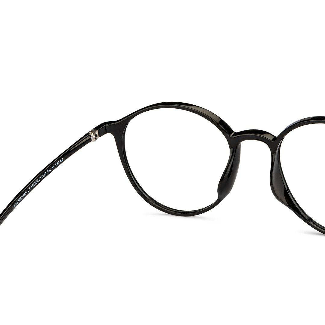 Lenskart Air Online Black Full Rim Round right side