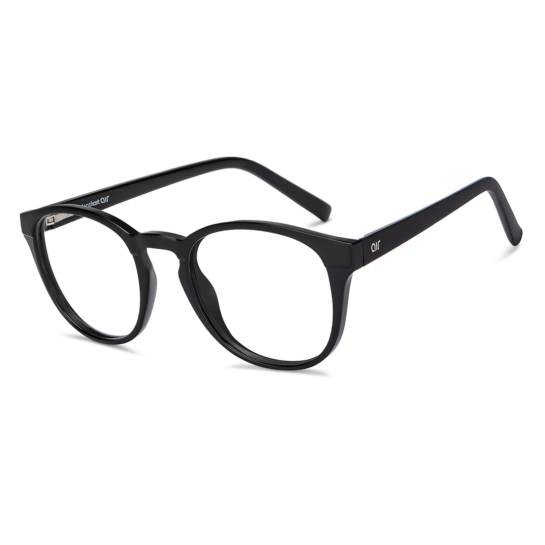 Lenskart Air Online Black Full Rim Round right side