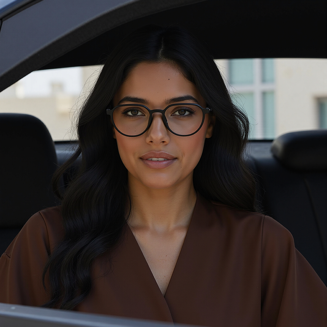 Lenskart Air Online Black Full Rim Round right side