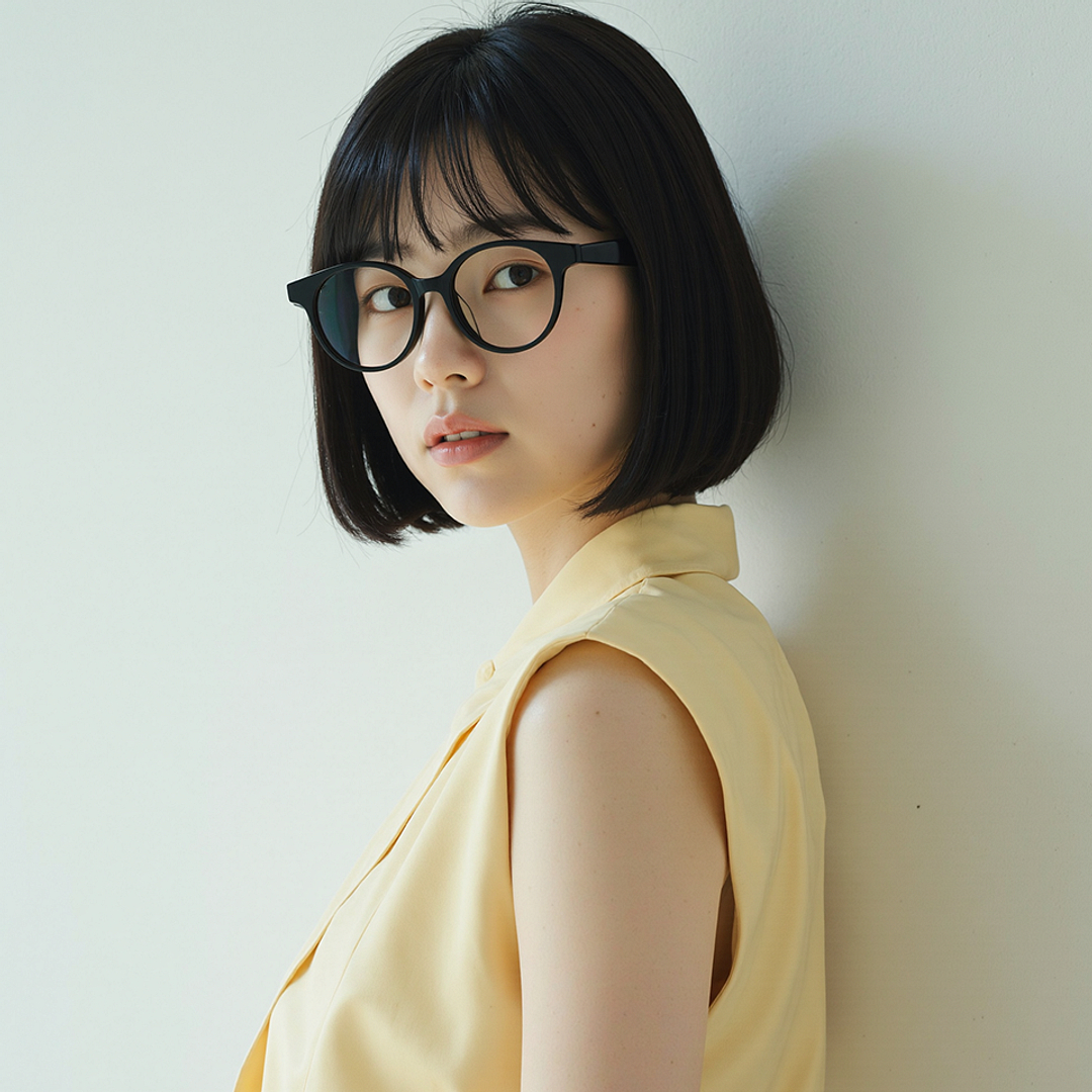 Lenskart Black Full Rim Round left side