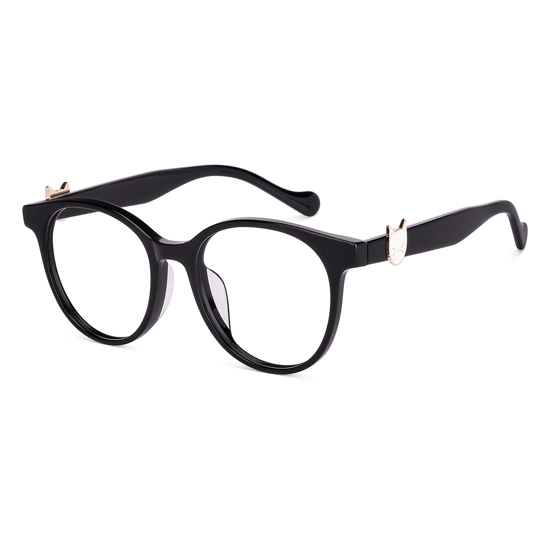 Lenskart Black Full Rim Round left side
