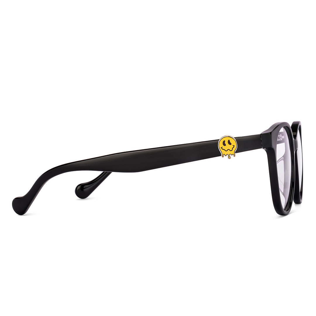 Lenskart Black Full Rim Round left side