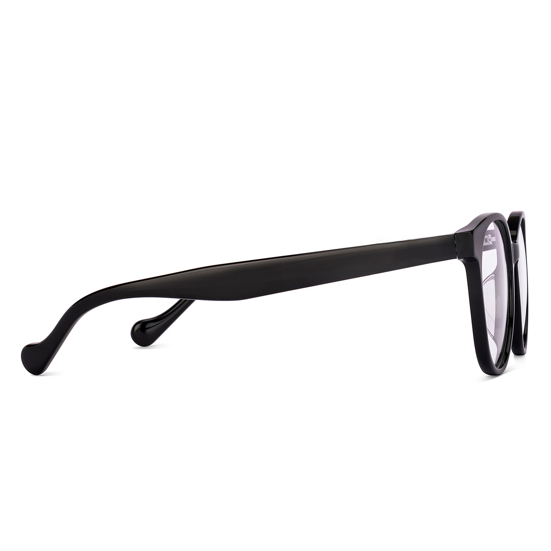 Lenskart Black Full Rim Round left side